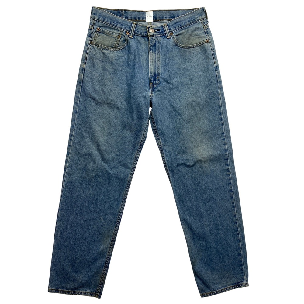 Levi's Jeans Mens 33x32 Blue 550 Relaxed Fit Tapered Leg Denim